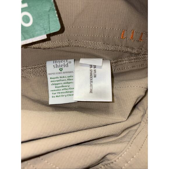 Orvis Women’s Khaki Outsmart Wander Pant Insect Shield Repellent Size 12 Outdoor - Picture 5 of 6